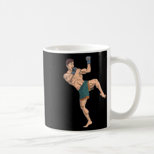 Mug Kickboxeur se prépare à frapper (Droite)