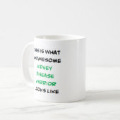 Mug kidney disease warrior, awesome (Devant gauche)