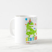 Mug Kids 7 Year Old Shirt 7th Birthday Boy T Rex Dinos (Devant gauche)