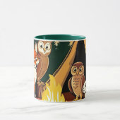 Mug Kids by a Campfire in the Woods (Centre)