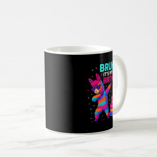 Mug Kids Dabbing Llama Birthday Funny Bday Party Tee (Devant droit)