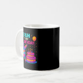 Mug Kids Dabbing Llama Birthday Funny Bday Party Tee (Devant gauche)