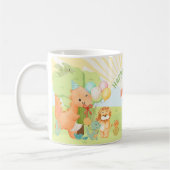 Mug Kids Dinosaur Birthday Party Watercolor  (Gauche)