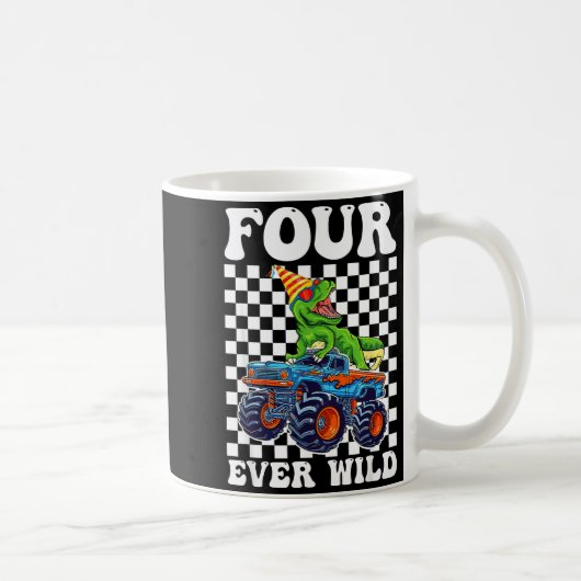 Mug Kids Four Ever Wild Dinosaur Monster Truck 4th Bir (Droite)