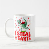 Mug Kids I Steal Hearts Dinosaur Valentines Day For Ba (Gauche)