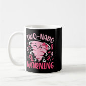 Mug Kids Two-nado Warning 2nd Birthday Nk Tornado Birt (Gauche)