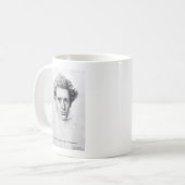 Mug Kierkegaard "S'aimez Vous-Même" Citations Amour Ca (Devant gauche)