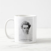 Mug Kierkegaard "S'aimez Vous-Même" Citations Amour Ca (Gauche)