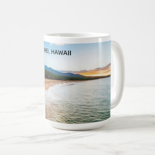 Mug Kihei Maui Hawaii Makena Beach Panorama (Devant droit)