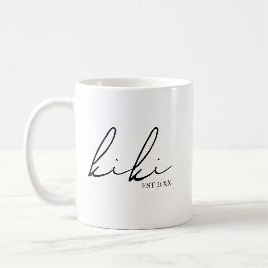 Mug Kiki Établie | Cadeau Kiki mignon  (Gauche)