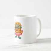 Mug KikiBurger – Édition Flamingo Snorkel (Devant droit)