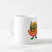 Mug KikiBurger – Édition Flamingo Snorkel (Devant gauche)
