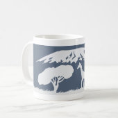 Mug Kilimanjaro (bleu) (Devant gauche)