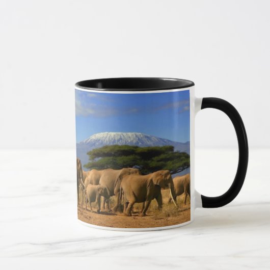 Mug Kilimanjaro et éléphants (Droite)