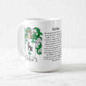 Mug Killian, l'origine, la signification et la crête (Devant gauche)