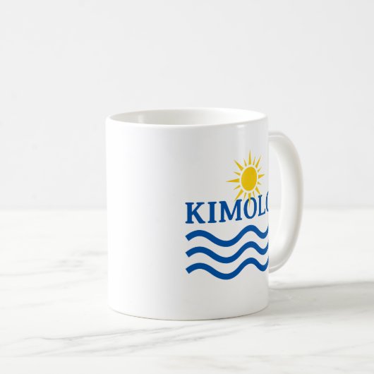Mug KIMOLOS Grèce, eau du soleil (Devant droit)