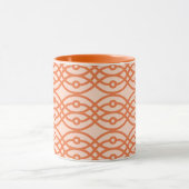 Mug Kimono imprimé, corail orange (Centre)