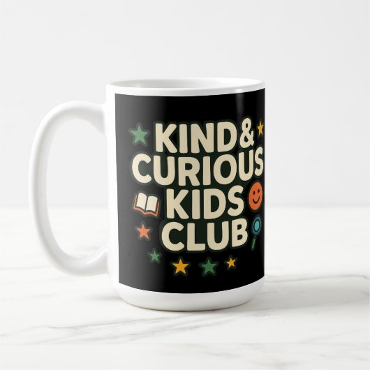Mug Kind & Curious Kids Club Positive Growth Mindset (Gauche)