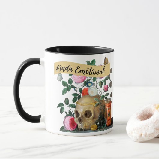 Mug Kinda Emotional Kinda Emotionless (Avec donut)