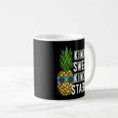 Mug Kinda Sweet Kinda Stabby Novelty Punny (Devant droit)