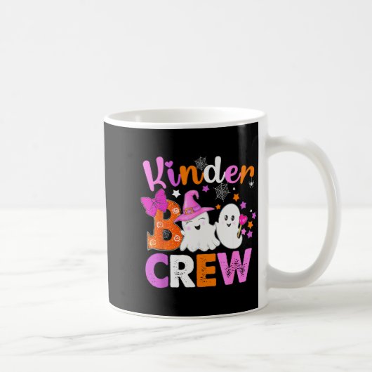 Mug Kinder Boo Crew Kindergarten Teacher Kids Hallowee (Droite)