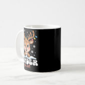 Mug Kinder Squad Reindeer Christmas Lights Cute Winter (Devant gauche)