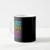 Mug Kindness Black Vit Femen Droits Aimer Science An (Devant gauche)