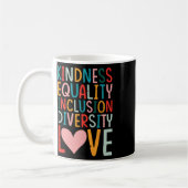 Mug Kindness Equality Inclusion Diversity Love - Sped  (Gauche)