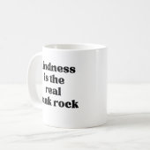 Mug Kindness Is The Real Punk Rock (Devant gauche)