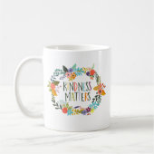 Mug Kindness Matters Colorful Bright Inclual Floral (Gauche)