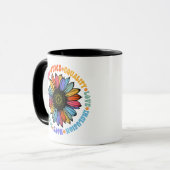 Mug Kindness Peace Equality Love Hope Diversity Human (Devant gauche)