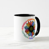 Mug Kindness Peace Equality Love Hope Diversity Human (Devant droit)