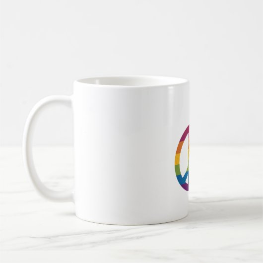 Mug Kindness Peace Equality Love Inclusion Hope Divers (Gauche)