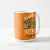 Mug Kindy Matters Retro Rainbow Art (Devant droit)