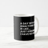 Mug Kinésithérapeute Citation de Travail Drôle (Devant droit)