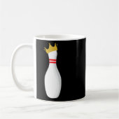 Mug King Bowling Pin Drôle Grèves Graphiques Et Déchet (Gauche)