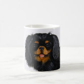 Mug King Charles Cavalier Spaniel noir et bronzé (Centre)