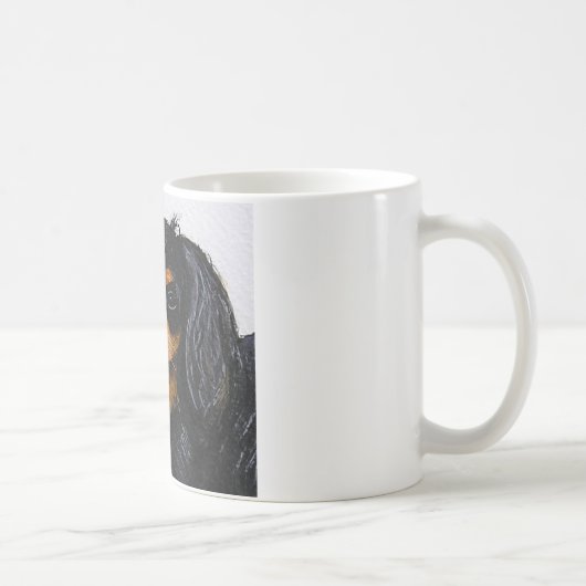 Mug King Charles Cavalier Spaniel noir et bronzé (Droite)