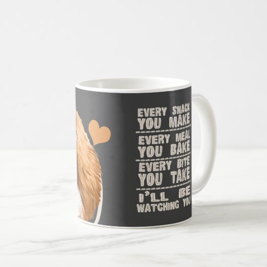 Mug King Charles Spaniel Dog Chaque Snack Que Vous Fai (Devant droit)