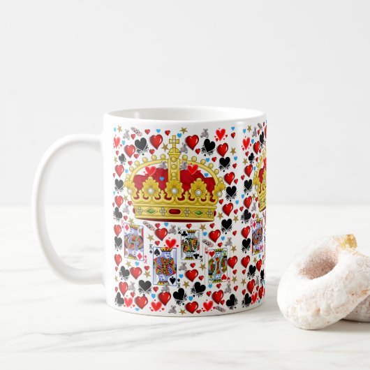Mug King Hearts (Avec donut)