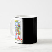 Mug King Of Hearts Playing Card Valentine Costume  (Devant gauche)