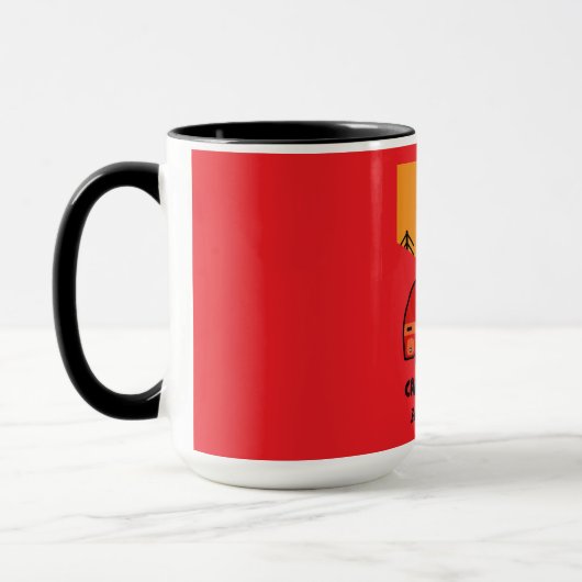 Mug King of the Camper - Drôle Camping RV (Gauche)