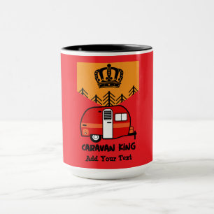 Mug King of the Camper - Drôle Camping RV