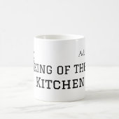 Mug King of the cuisine chef cuisine ajouter nom couro (Centre)