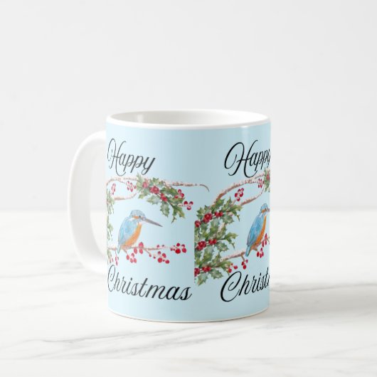 Mug Kingfisher Christmas (Devant gauche)