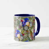 Mug Kingfisher et Fleurs amérindiennes australiennes (Devant droit)