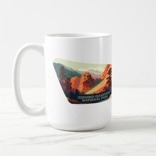 Mug Kings Canyon National Park California Mountains (Gauche)