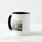 Mug Kingston Point Vue de Hendrick Hudson Steamer (Devant gauche)