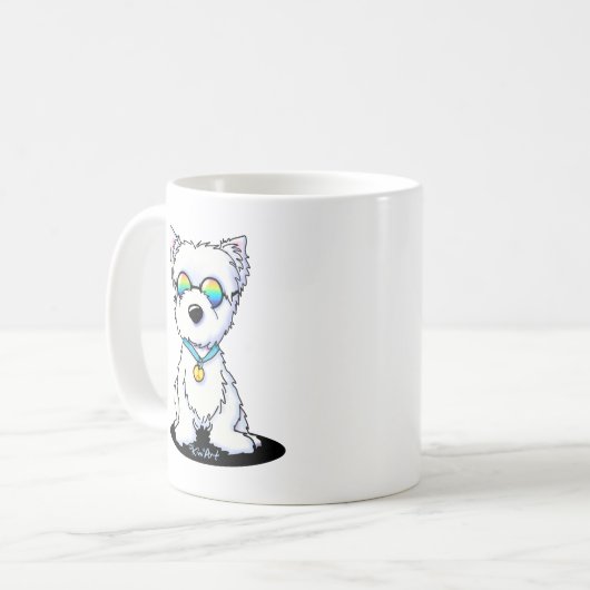Mug KiniArt Super Westie (Devant gauche)