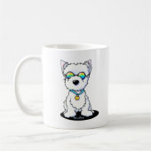 Mug KiniArt Super Westie (Gauche)